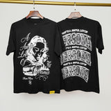 Cough syrup short-sleeved high-quality pure cotton round neck t-shirt fashionprinting breathable short-sleeved summer