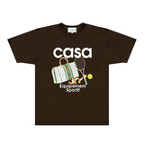 Casablanca T Shirts Fashion Print Street