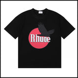 American trend rhu marlboro high definition printing de casual round neck short sleeve t-shirt export wholesale