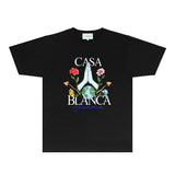 Casablanca T Shirts Fashion Print Street