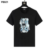 Psy wholesale american cho bunt-shirt colorful skull rabbit gradient letterprintingcouple short