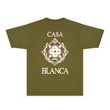 Casablanca T Shirts Fashion Print Street