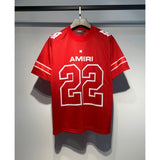 Amri short-sleeve t-shirt, numbered jersey, soccer uniform, mesh athletic casual shorts
