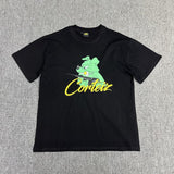 Wholesale foreign trade alcatraz basic series short-sleeve corteiz phantom letter logo print t-shirt