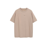 Ac letter print high street washed distressed vintage oversized short sleeve couple t-shirt