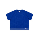 High-quality, niche, premium american-style short-sleeve t-shirt with trendy sanskrit letter print