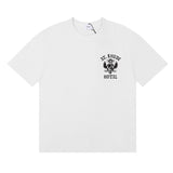 Rhude T Shirts Totem Simple Printing Cotton Casual Short Sleeve Men and Women