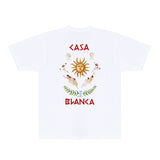 Casablanca T Shirts Fashion Print Street