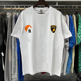 Rhude T Shirts Sunset Printing Cotton Casual Short Sleeve Men and Women