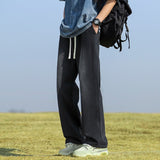 Unisex Jeans Men's Spring and Summer Loose Straight Pants