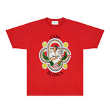 Casablanca T Shirts Fashion Print Street