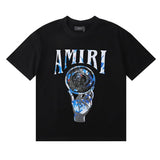 Wholesale amri little angel crane peace bird digital gradient letter logo couple's short set