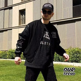 Unisex Baseball Jersey Spliced Baseball Suit Embroidered Loose Jacket