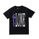 Wang yibo lne short-sleeved big v reflective hot diamond devil angel couple outfit loose