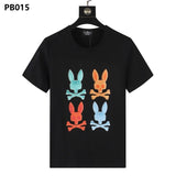 Psy wholesale american cho bunt-shirt colorful skull rabbit gradient letterprintingcouple short