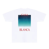 Casablanca T Shirts Fashion Print Street