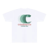 Casablanca T Shirts Fashion Print Street