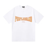 Purple br@nd comfy basics letter logo printing short-sleeved fog american street t-shirt