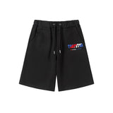 Factory direct trapstar rainbow letter gradient towel embroidery short sleeve t-shirt & fog high street shorts set