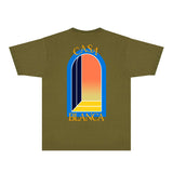 Casablanca T Shirts Fashion Print Street