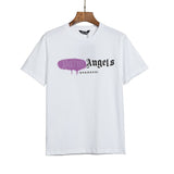Correct version of pa beheaded bear short sleeves palm tree high street bat sleeves big logo letter on the back