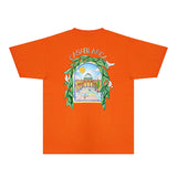 Casablanca T Shirts Fashion Print Street