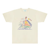 Casablanca T Shirts Fashion Print Street