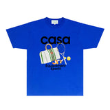 Casablanca T Shirts Fashion Print Street