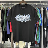 Wholesale amri little angel crane peace bird digital gradient letter logo couple's short set