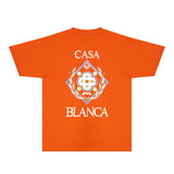 Casablanca T Shirts Fashion Print Street