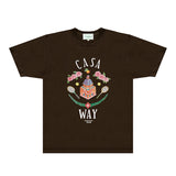 Casablanca T Shirts Fashion Print Street