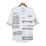 Cross-border foreign trade wholesale pa severed bear short-sleeved ins palm tree large logo back letter bat