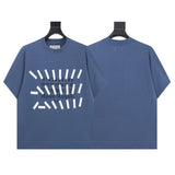 Mm series export wholesale margiela simple style digital four-corner mark couple short-sleeved t-shirtpure cotton high quality