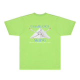 Casablanca T Shirts Fashion Print Street