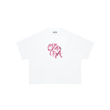 High-quality, niche, premium american-style short-sleeve t-shirt with trendy sanskrit letter print