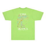 Casablanca T Shirts Fashion Print Street