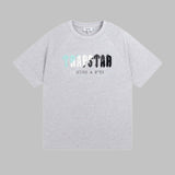 Factory direct trapstar rainbow letter gradient towel embroidery short sleeve t-shirt & fog high street shorts set