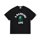 B@pe tshirtsssummer ape head little monkey camouflage short-sleeved round neck t-shirt