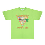 Casablanca T Shirts Fashion Print Street