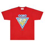 Casablanca T Shirts Fashion Print Street