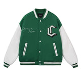 Unisex Baseball Jersey Embroidered Alphabet Baseball Jacket Jacket