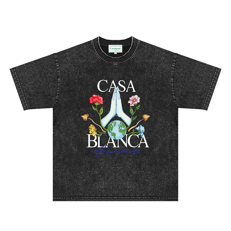 Casablanca Distressed T-Shirt