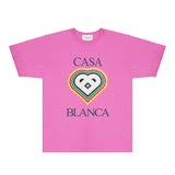Casablanca T Shirts Fashion Print Street