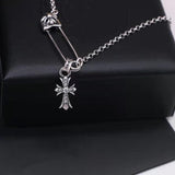 Chrome Heart Necklace Cross Necklace