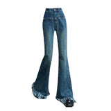 Unisex Jeans Vintage Skinny High Waist