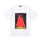 Purple br@nd comfy basics letter logo printing short-sleeved fog american street t-shirt
