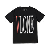 Wang yibo lne short-sleeved big v reflective hot diamond devil angel couple outfit loose