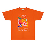 Casablanca T Shirts Fashion Print Street