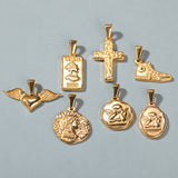 Jewelry Hip Hop Creative Jesus Pieces Alphabet Pieces Dogs Tags Crosses