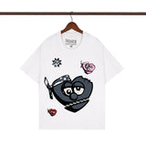 streetwear zip hoodie cartoon letter print zip-up sweatshirt and pants camouflage set
